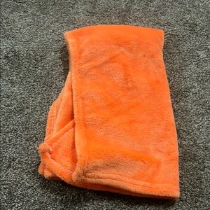Bright Orange Fleece blanket